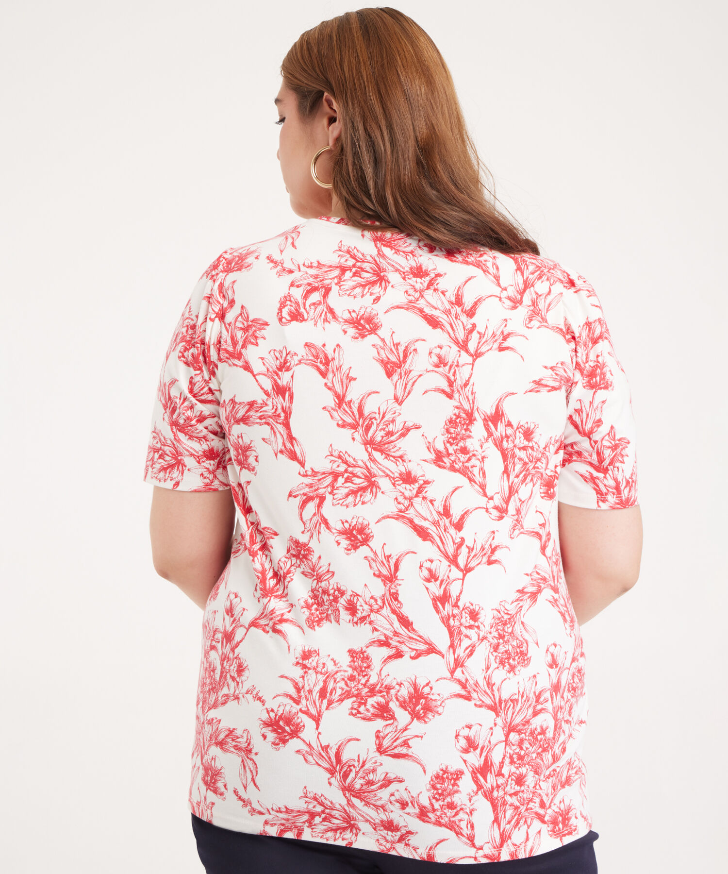 Camiseta Manga 3/4 Estampada
