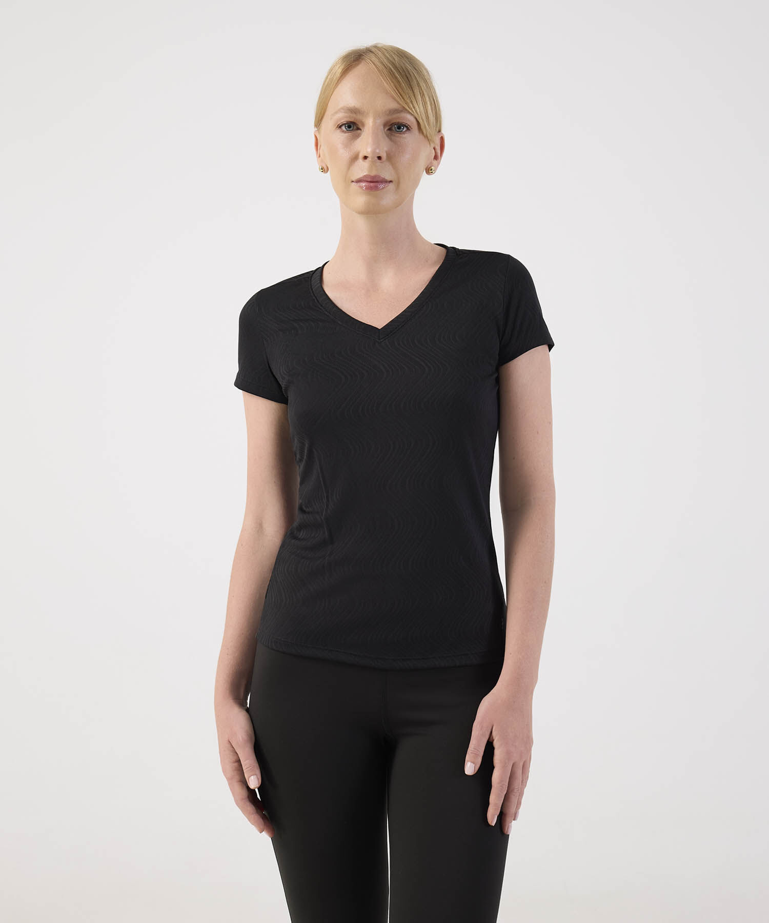 Camiseta Unicolor Texturizada