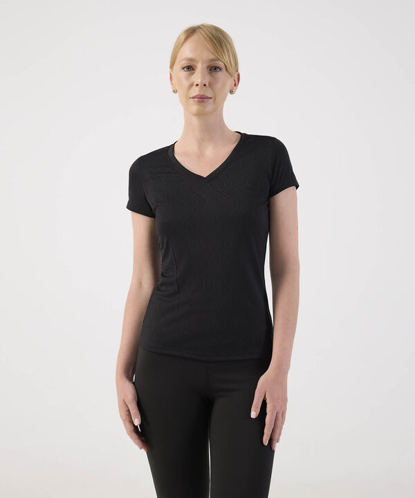 Camiseta Unicolor Texturizada