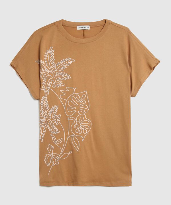 Camiseta Para Mujer Curby Con Bordado image number null