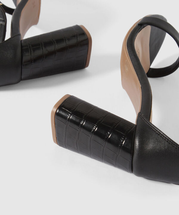 Sandalias Elegantes De Tacón Alto Con Correa Ajustable