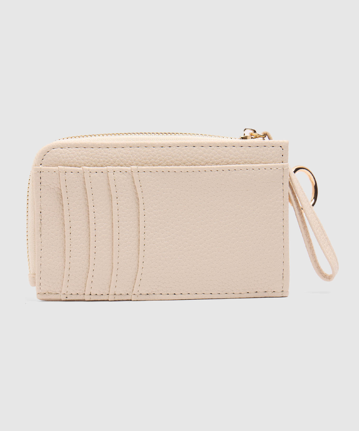 Billetera Con Llavero Y Textura Para Mujer