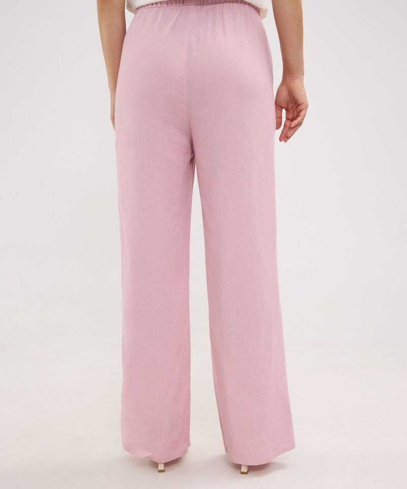 Pantalón en Efecto Lino