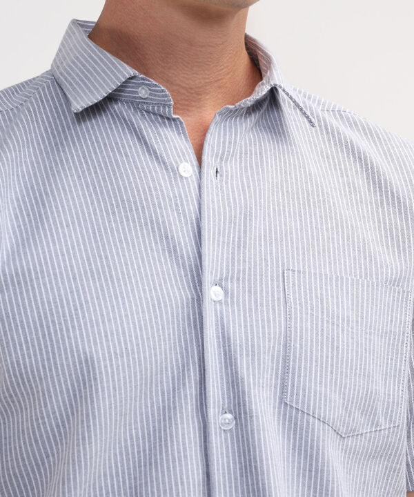 Camisa Manga Corta Preteñida Regular Fit