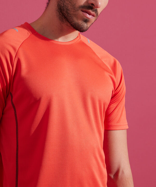 Camiseta Para Hombre De Diseño Deportivo, Cuello Redondo, Manga Corta De Tejido Texturizado image number null