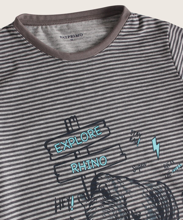 Pijama Camiseta Estampada Y Short