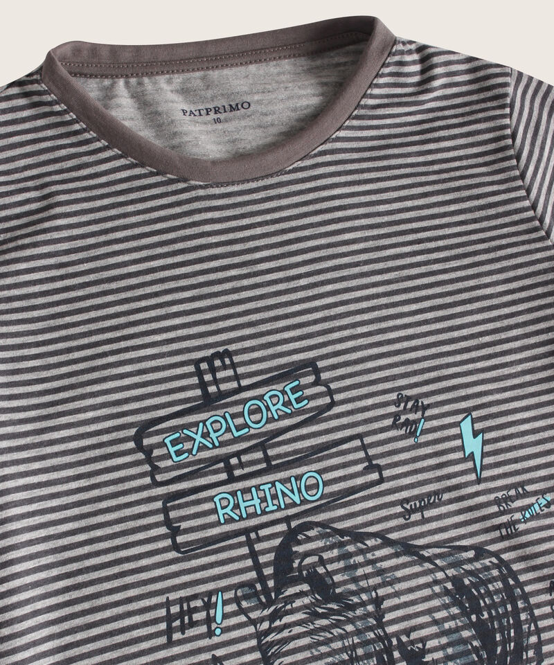 Pijama Camiseta Estampada Y Short