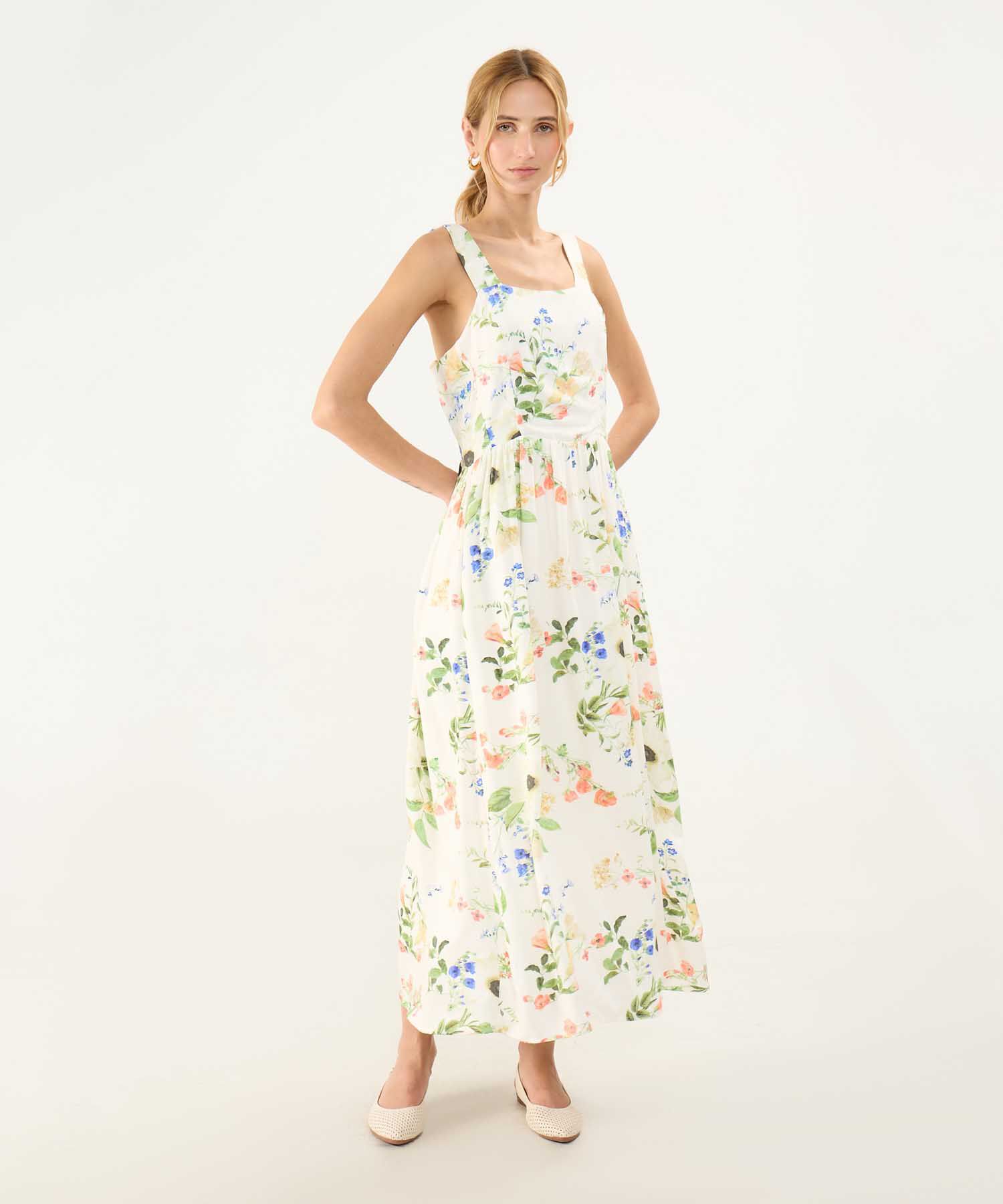 Vestido Estampado Botánico
