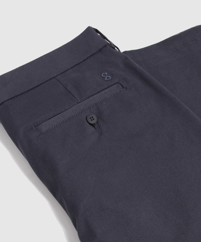 Pantalon Tipo Chino Unicolor 