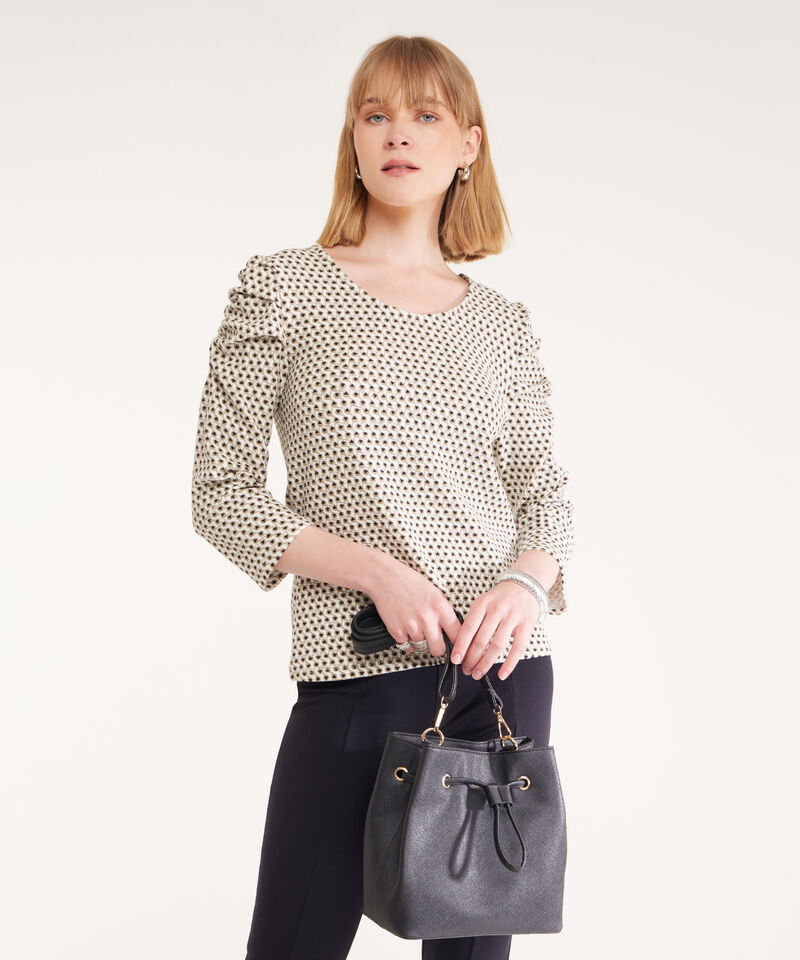 Camiseta Estampada  Manga  Farol