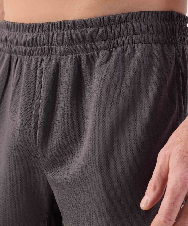 Bermuda Punto Unicolor Con Bolsillos