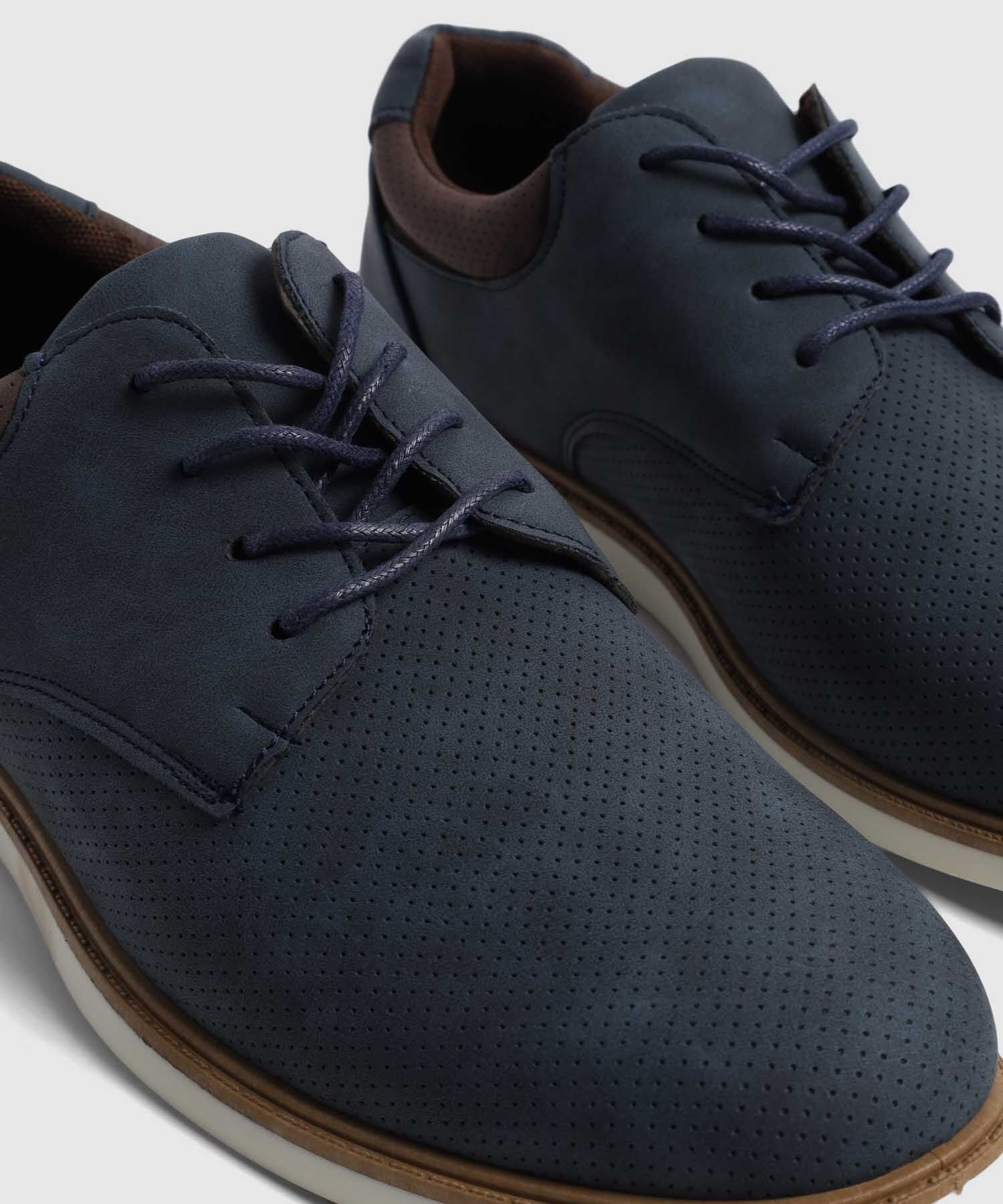 Zapato Tipo Oxford Casual con Cordones Hombre