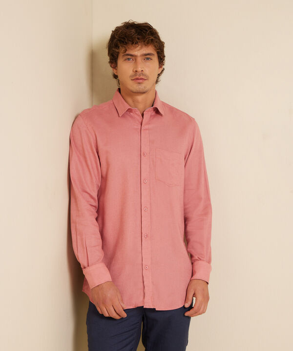 Camisa Unicolor Manga Larga