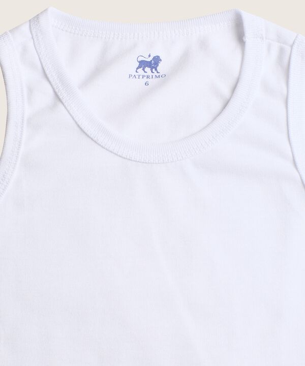Camiseta Interior Esqueleto Niño Unicolor image number null