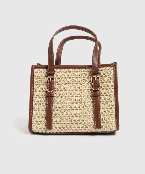 Bolso Tipo Tote Texturizado Para Mujer