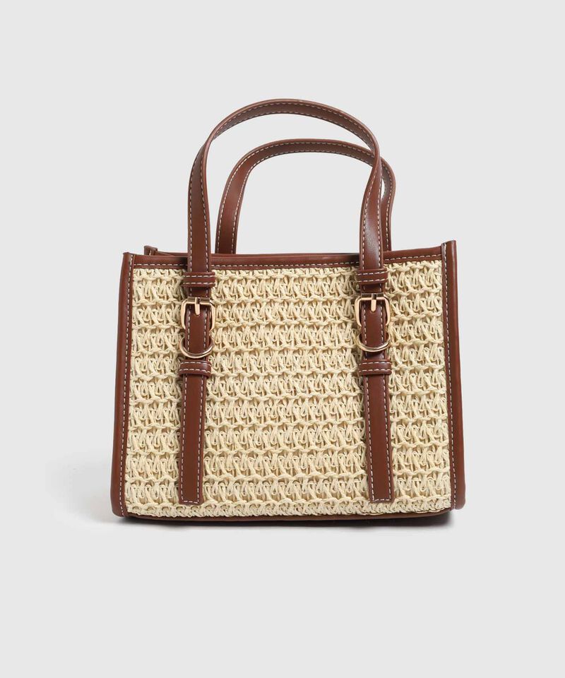 Bolso Tipo Tote Texturizado Para Mujer