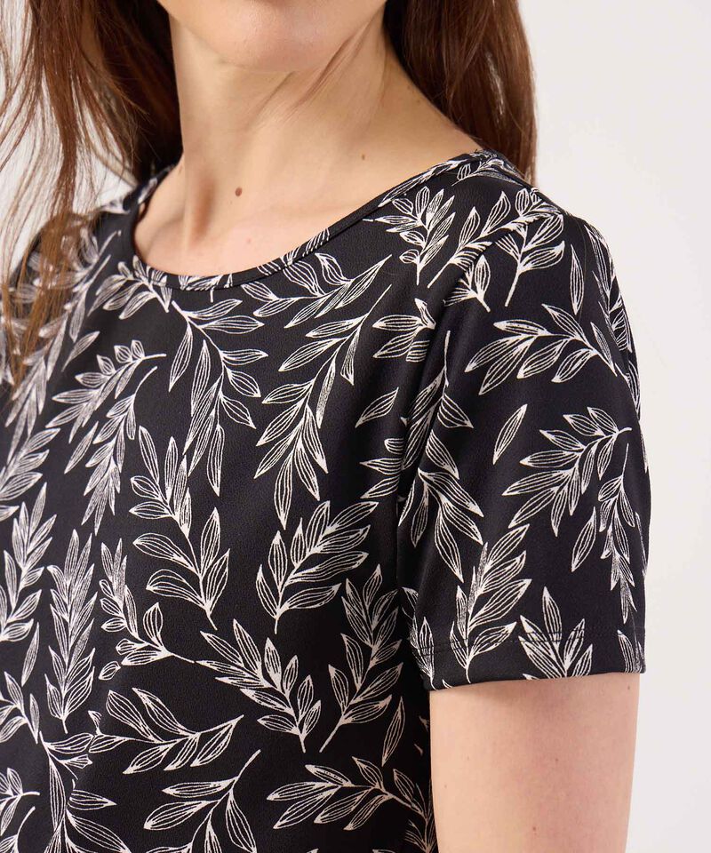 Camiseta manga corta estampada