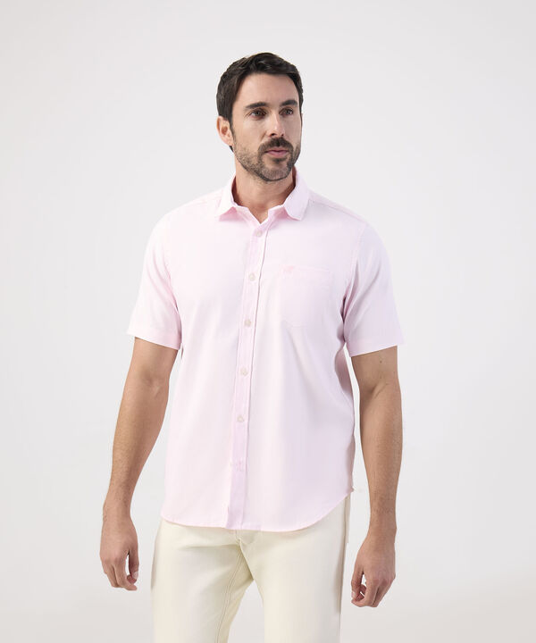 Camisa Unicolor Con Bolsillo  image number null