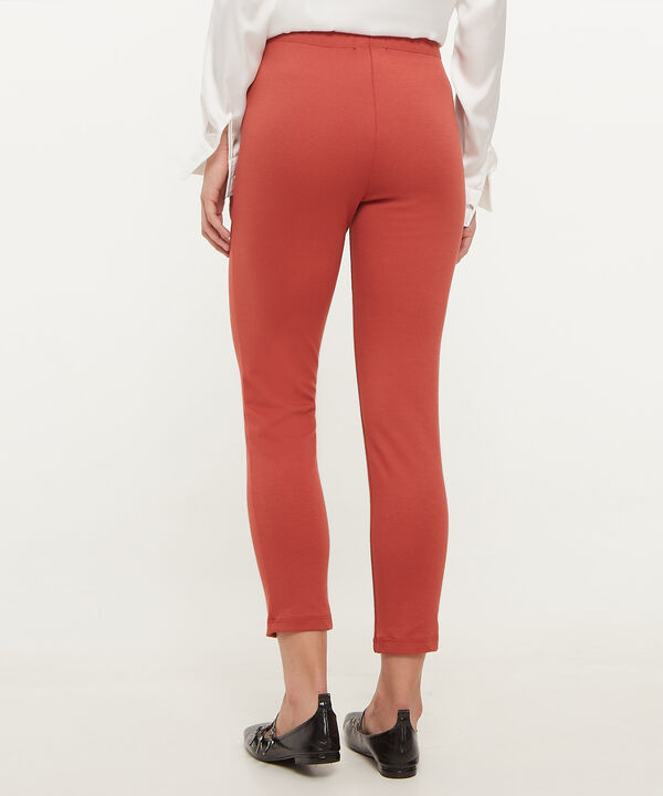 Leggins Unicolor Tiro Alto Con Broches Decorativos En Costados, Magia En El Caribe