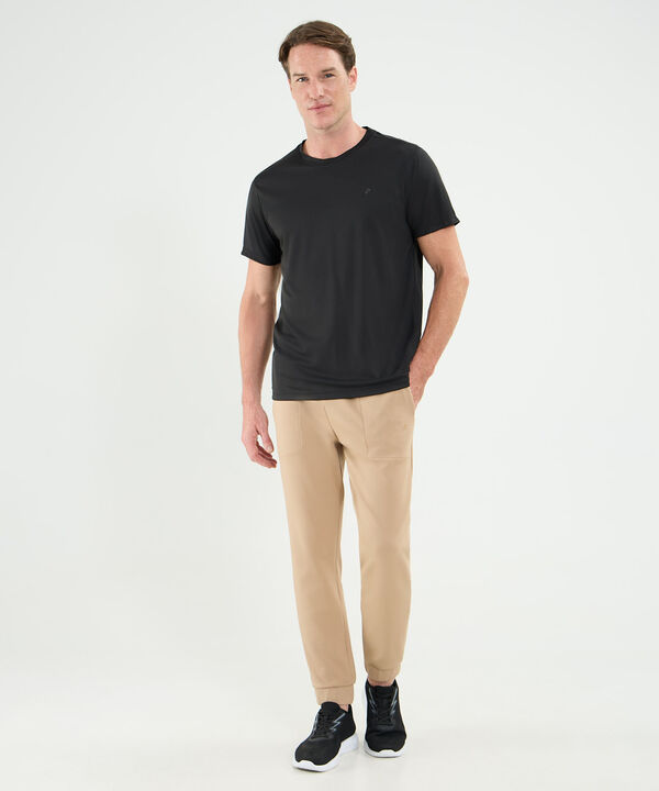 Camiseta Manga Corta Texturizada Con Cuello Redondo Para Hombre image number null