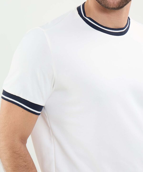 Camiseta Cuello Tejido image number null
