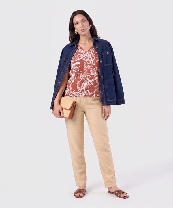Blusa Estampada 