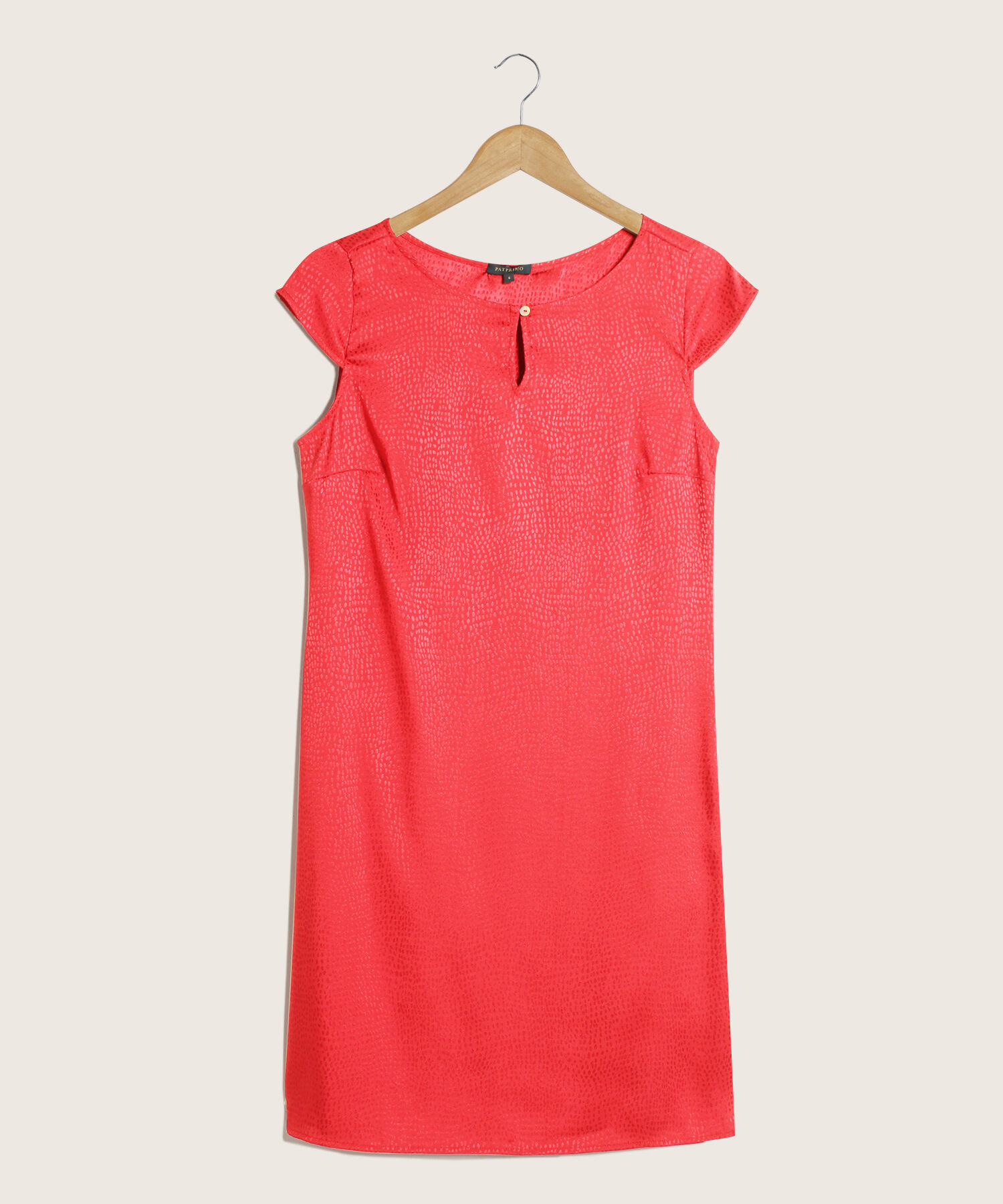Vestido Cuello Redondo Tipo Talego