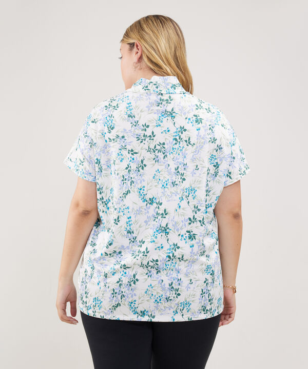 Camiseta Estampada Con Prense En Frente