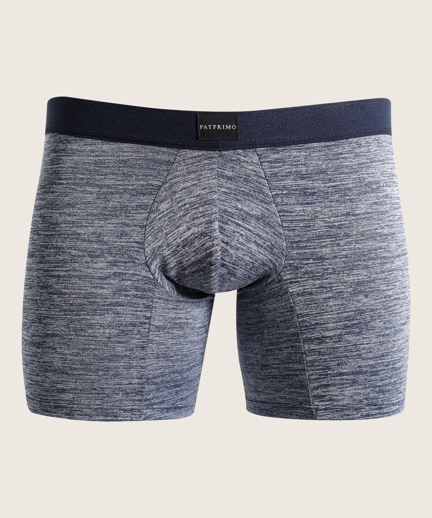 Boxer Pack X5 Medio Microfibra Unicolor Con Textura