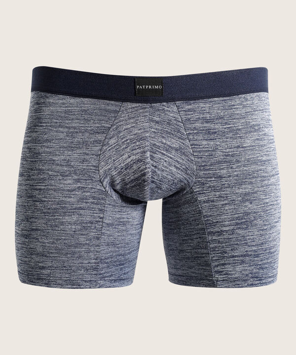 Boxer Pack X5 Medio Microfibra Unicolor Con Textura