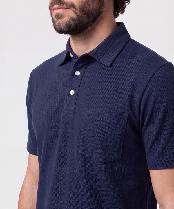Polo Con Bolsillo De Parche Para Hombre