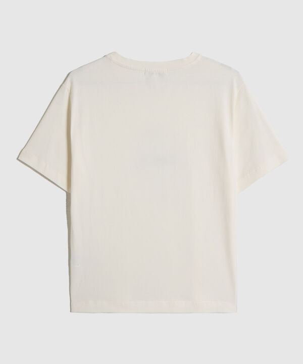 Camiseta Estampada Cuello Redondo Para Mujer image number null