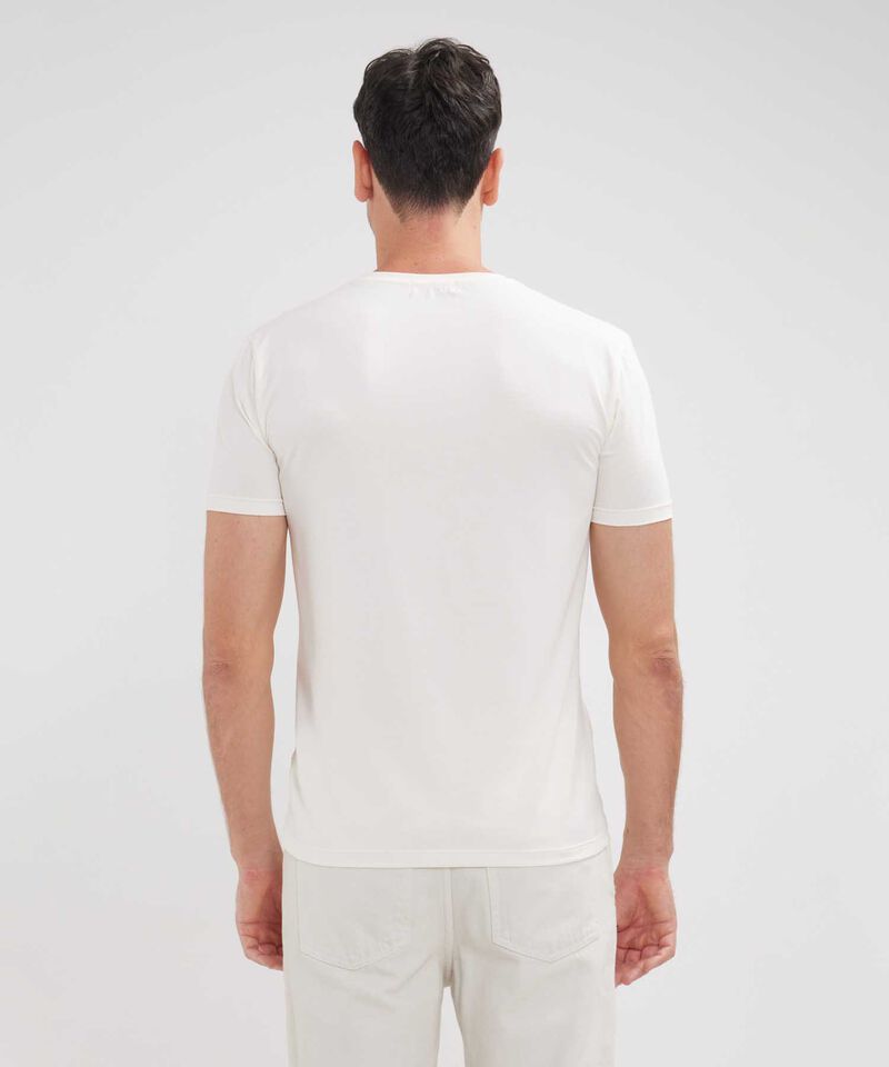 Camiseta Slim Cuello Redodno Manga Corta