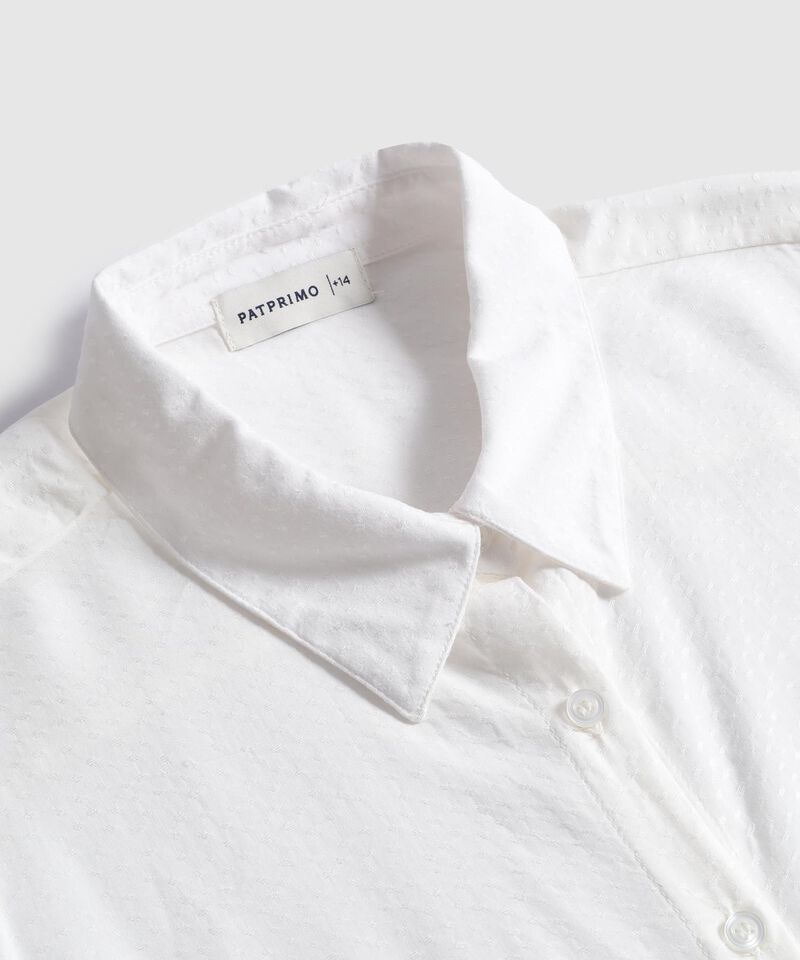 Blusa Manga Corta con Detalle Decorativo Para Mujer