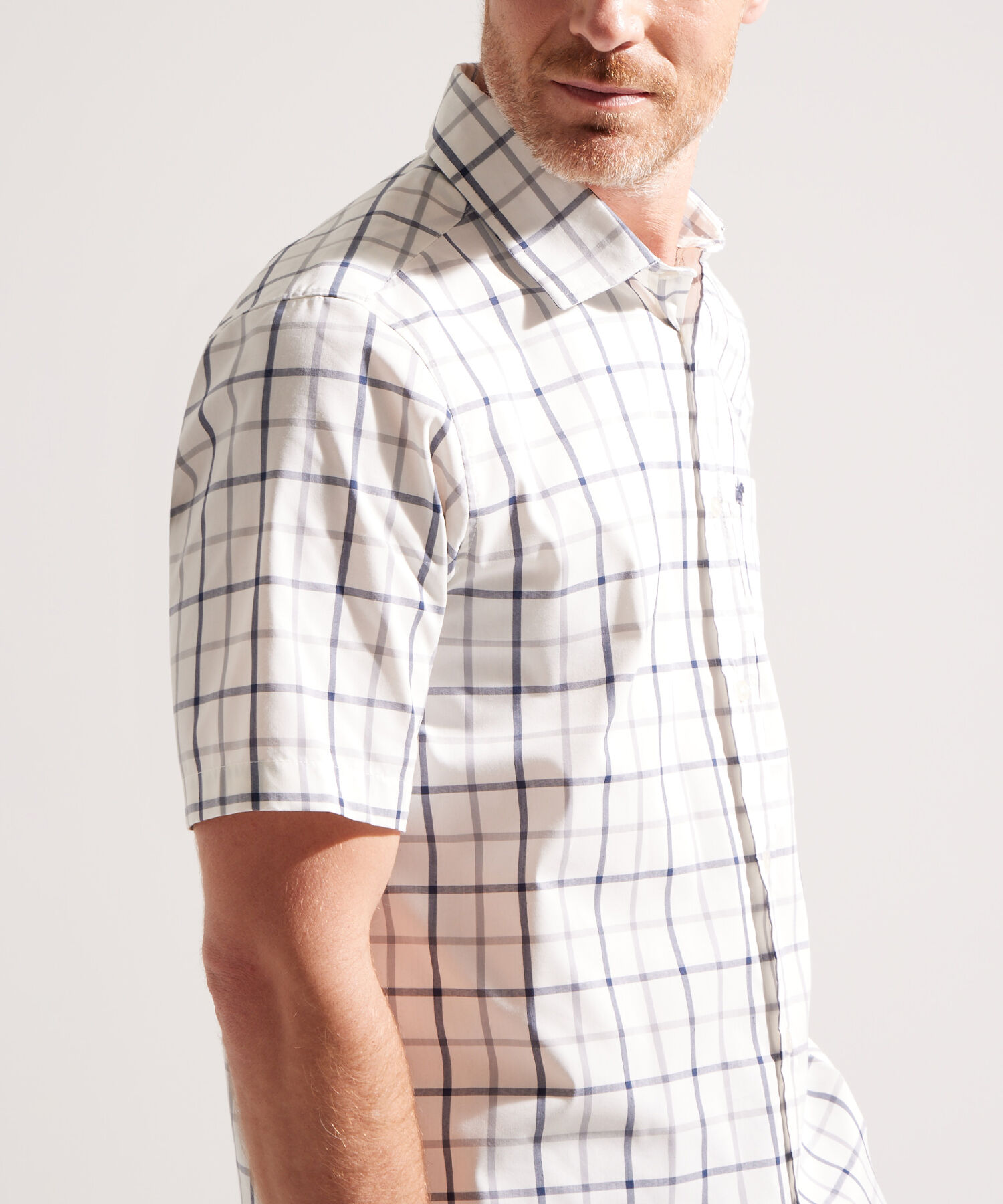 Camisa Manga Corta a Cuadros