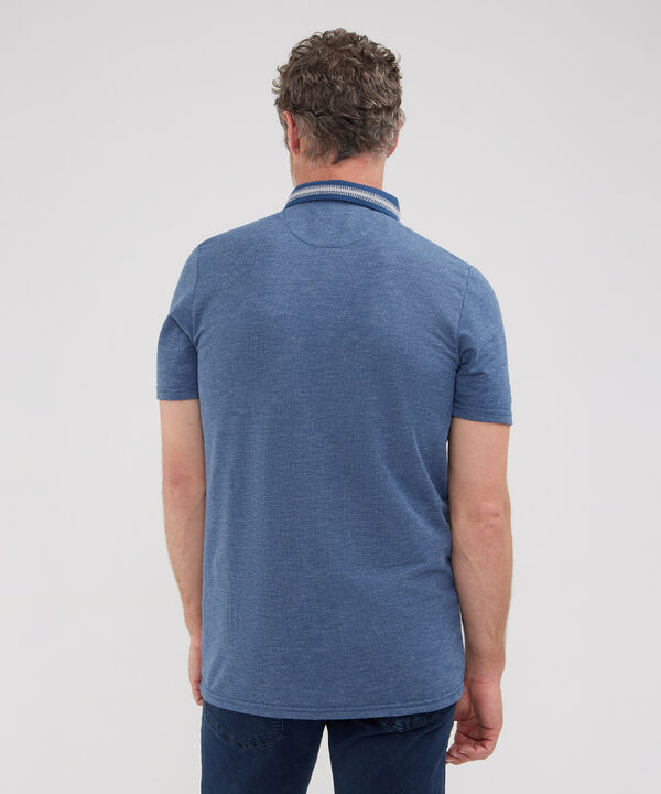 Polo Preteñida Cuello Tejido