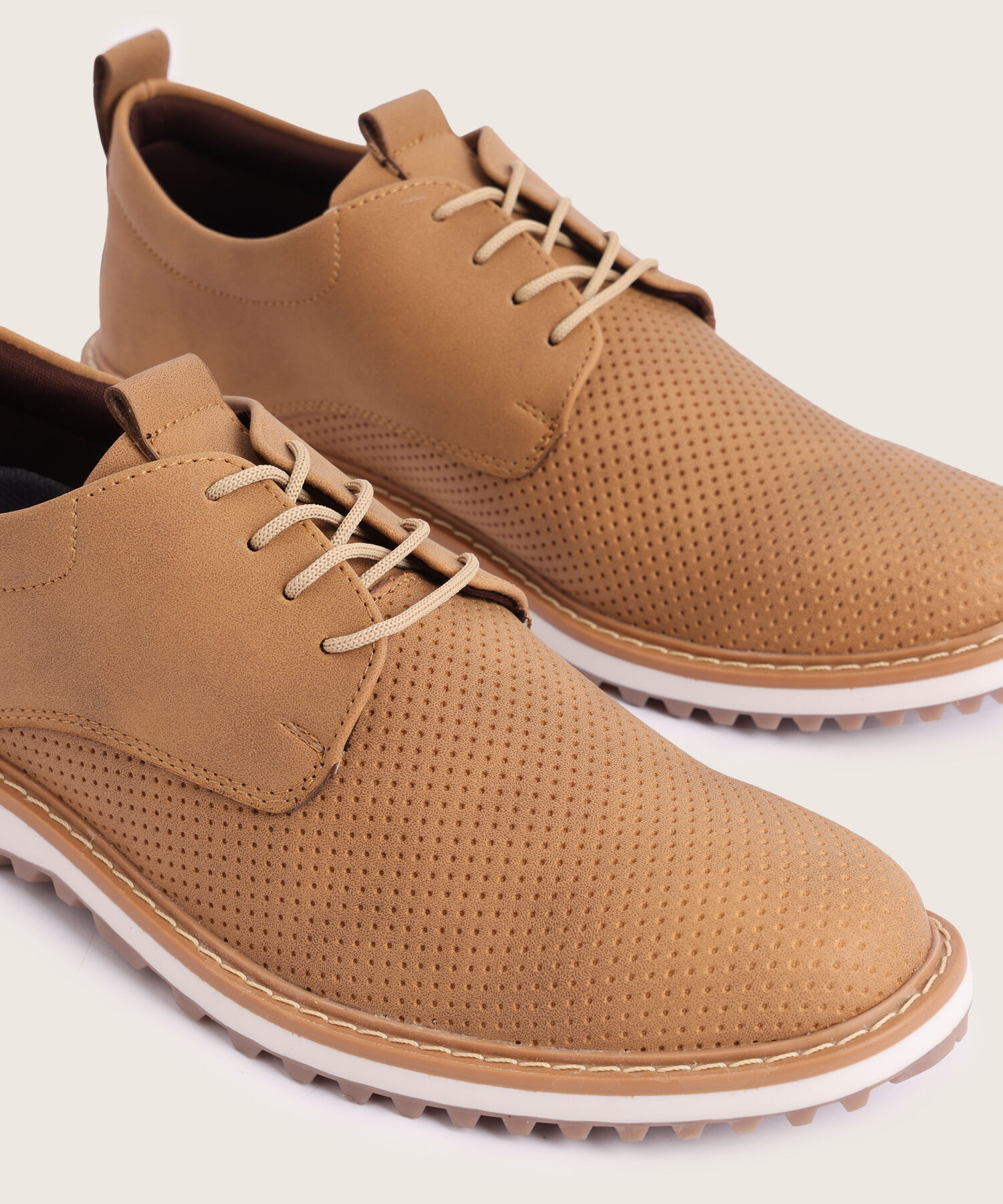 Zapato Casual Oxford Con Textura Para Hombre