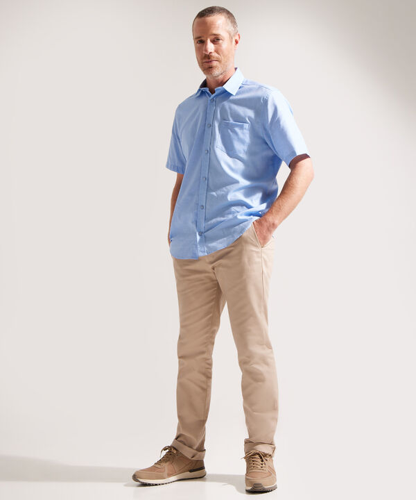 Camisa con Estampado de Puntos
