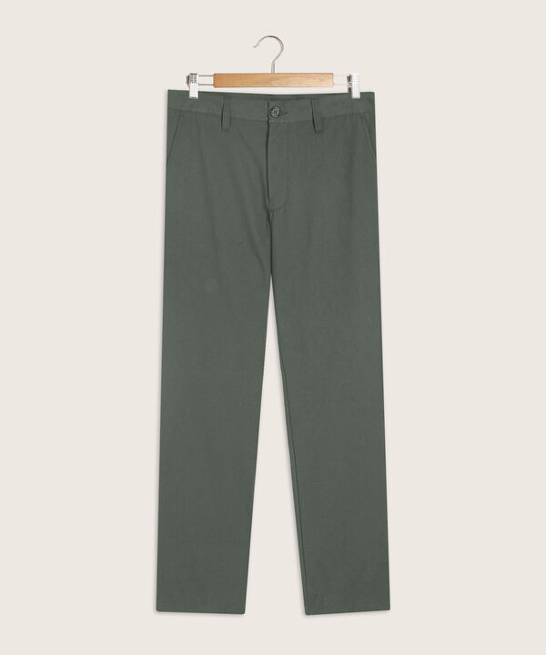Pantalón Chino Unicolor, Regular Fit
