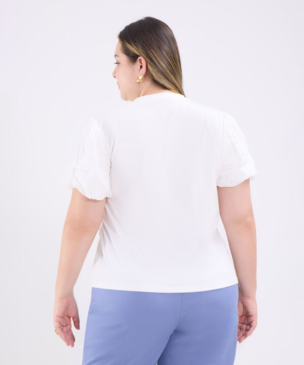 Camiseta Mangas en Ojalillo