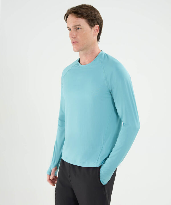 Camiseta Manga Larga Con Cuello Redondo Para Hombre image number null