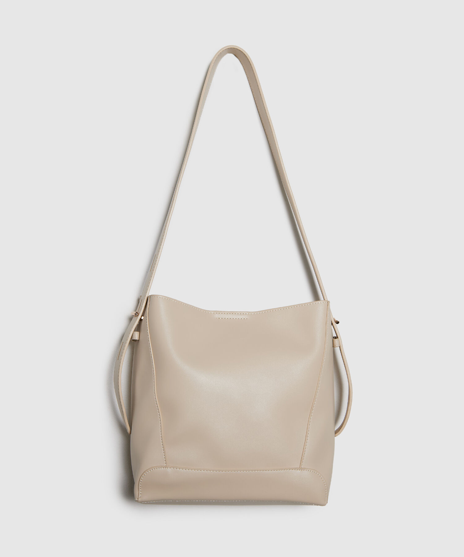 Bolso de Mano en Efecto Cuero