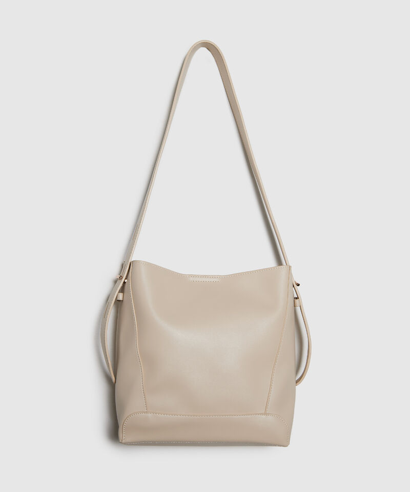 Bolso de Mano en Efecto Cuero