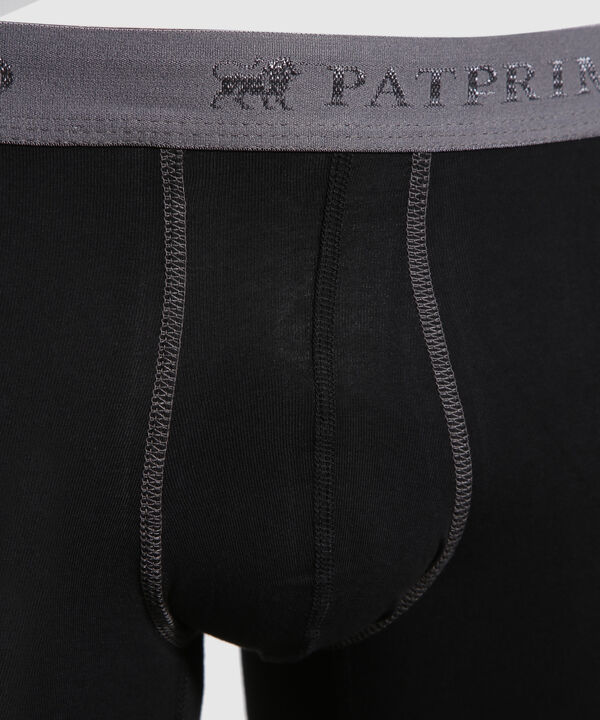 Boxer Para Hombre Con Detalles Tejidos En Contraste