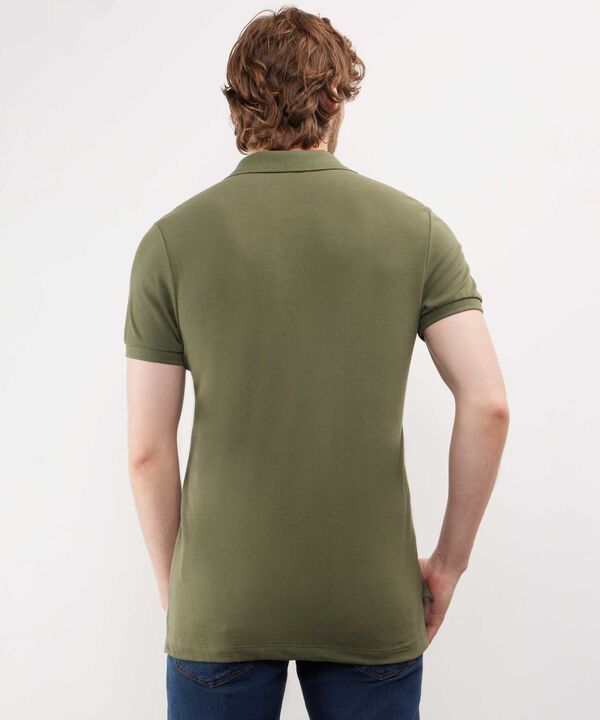 Polo Tejido Unicolor Cuello Y Puños Tejidos,Sin Bolsillo Con Hiladillo.