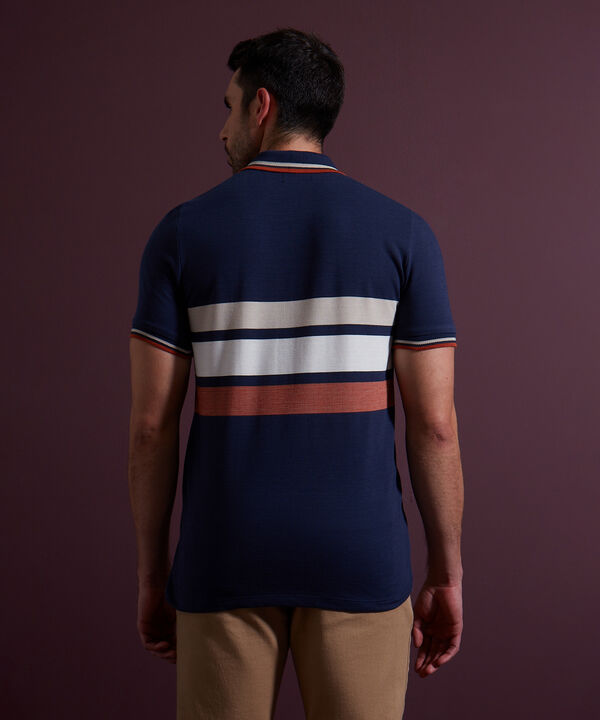 Polo Preteñida Cuello Tejido