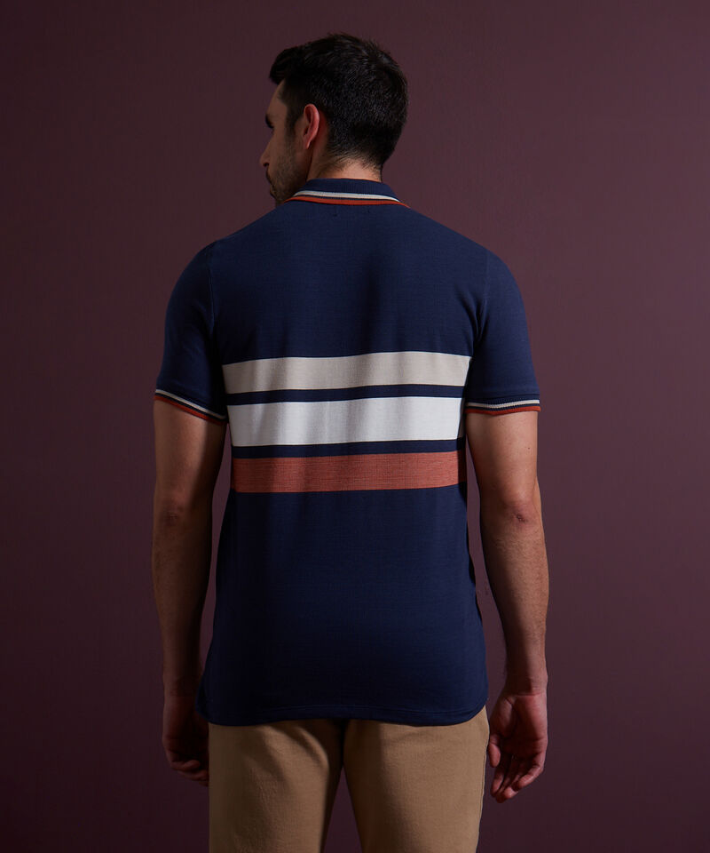 Polo Preteñida Cuello Tejido