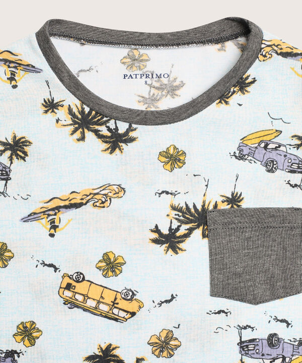 Pijama Camiseta Estampada