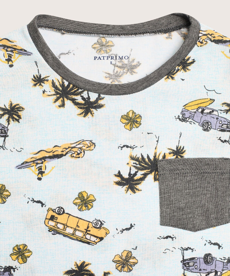 Pijama Camiseta Estampada