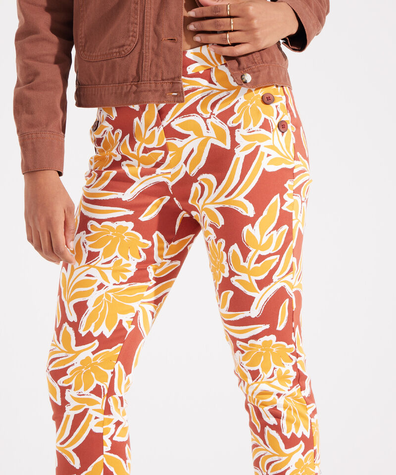 Pantalón Capri Con Estampado
